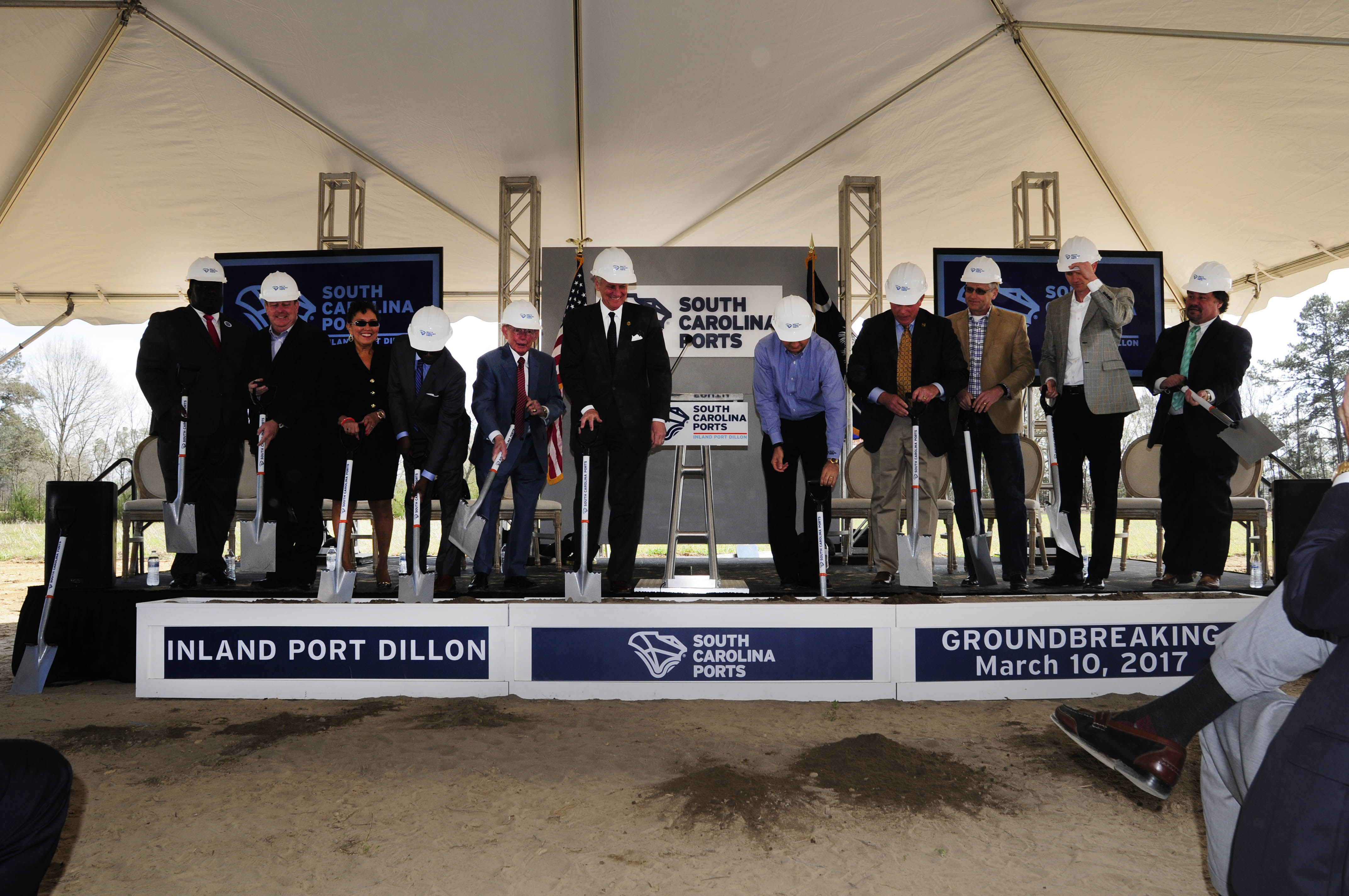 inland port dillon groundbreaking